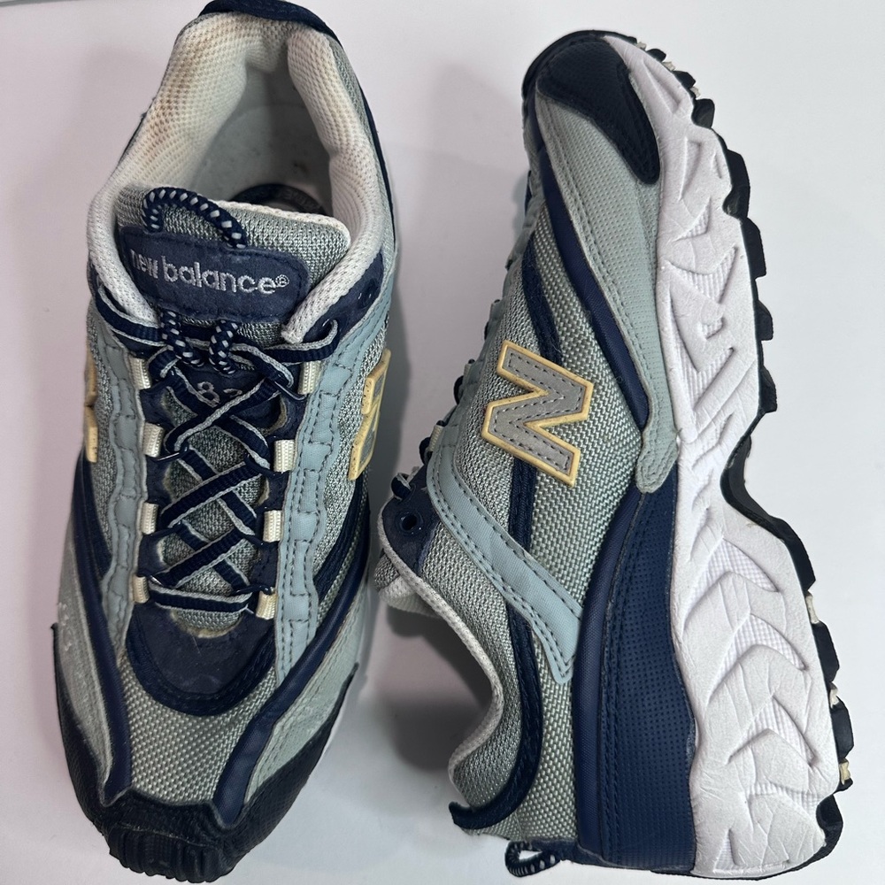 Women’s New Balance Blue and Gray Sneakers - Picture 3 of 7